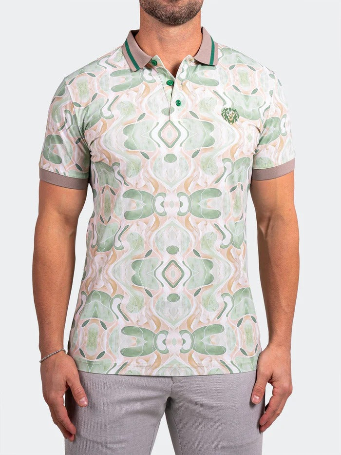 Maceoo Stretch Short-Sleeve Polos | Polo Ascension0033 Green