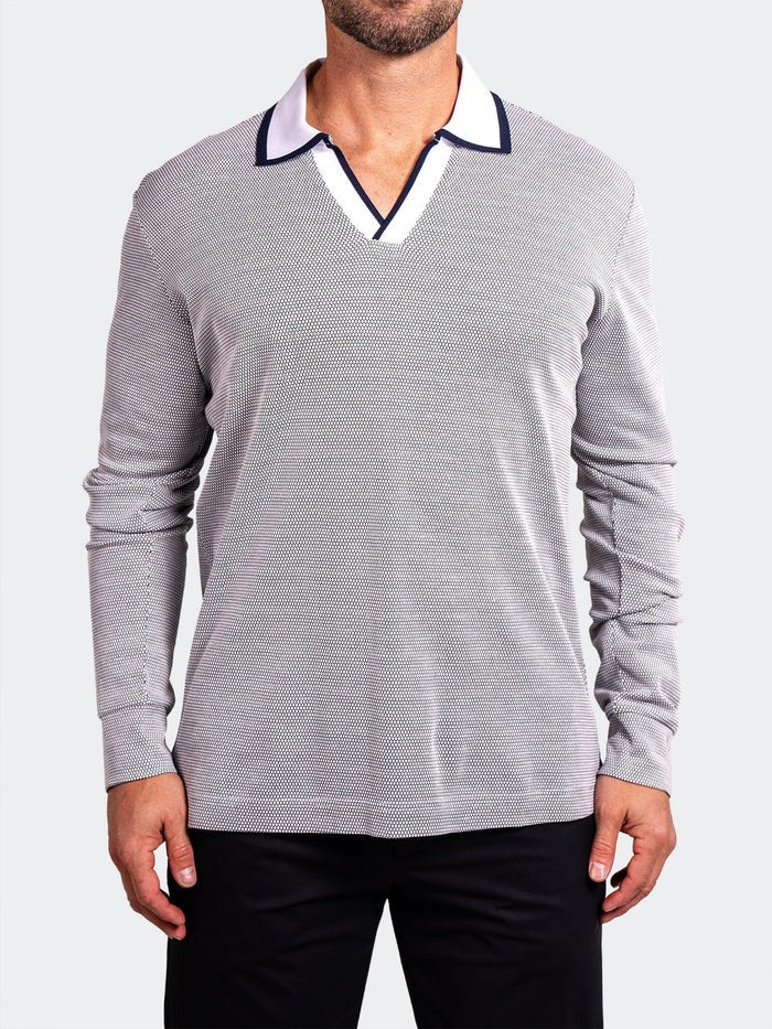 Maceoo Stretch Polos | Polo Knit Ascension0001 White