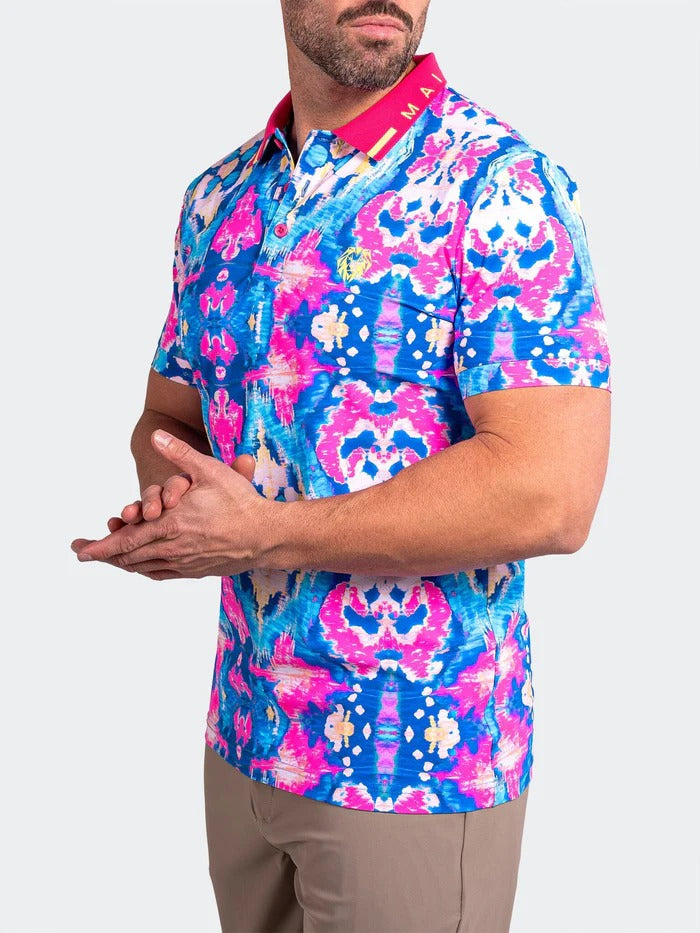 Maceoo Stretch Short-Sleeve Polos | Polo Ascension0031 Multi