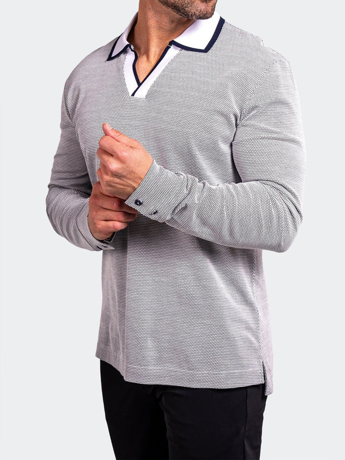 Maceoo Stretch Polos | Polo Knit Ascension0001 White