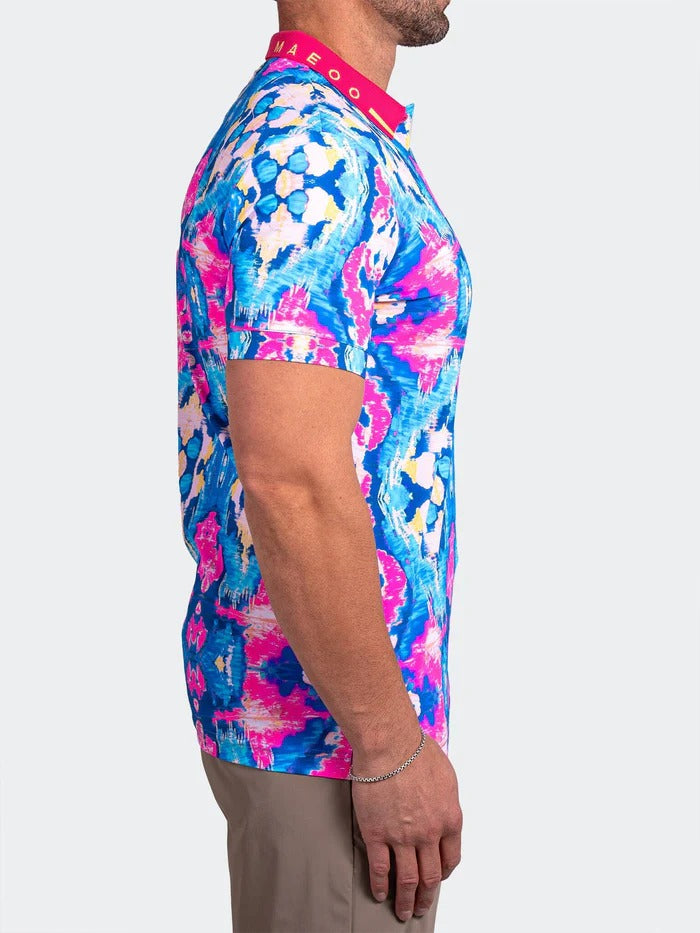 Maceoo Stretch Short-Sleeve Polos | Polo Ascension0031 Multi