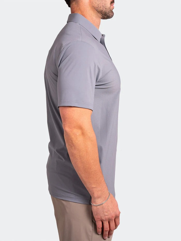 Maceoo Stretch Short-Sleeve Polos | Polo GolfAscension011 Grey