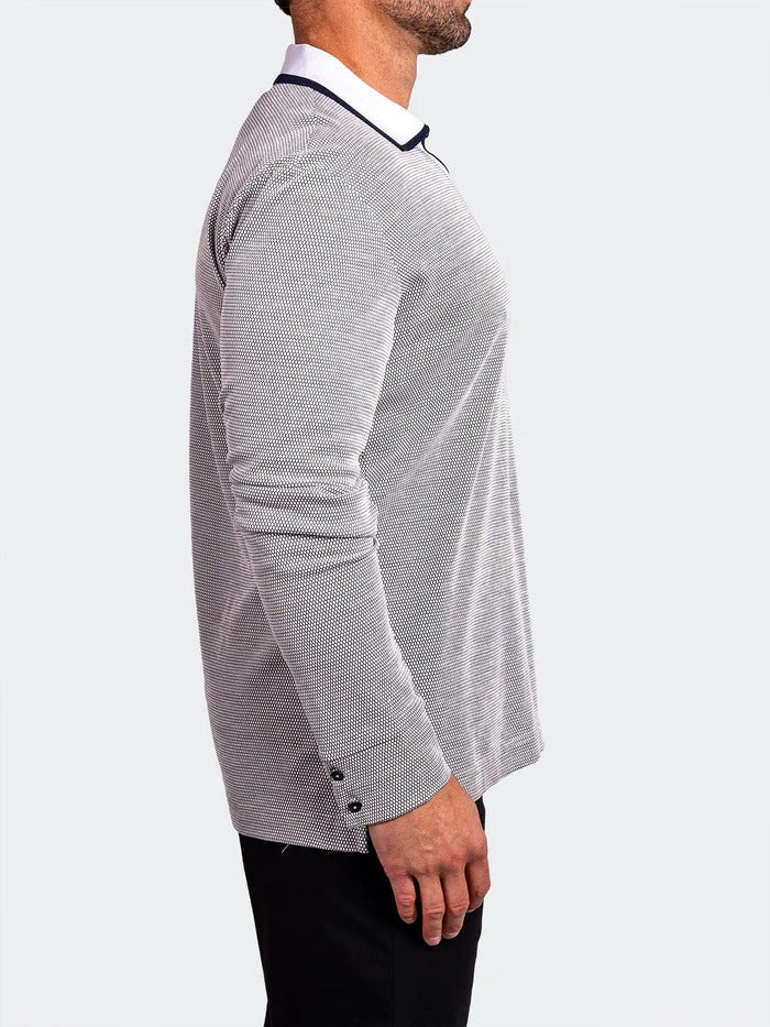 Maceoo Stretch Polos | Polo Knit Ascension0001 White