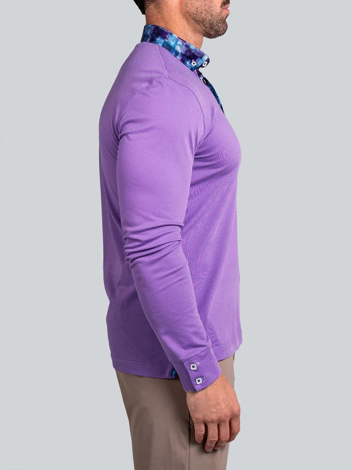 Maceoo Stretch Polos | Polo Newton Ascension0007 Purple