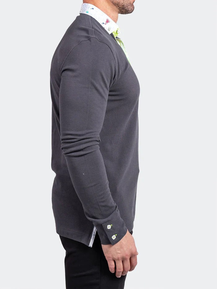 Maceoo Stretch Polos | Polo Newton Ascension0011 Grey