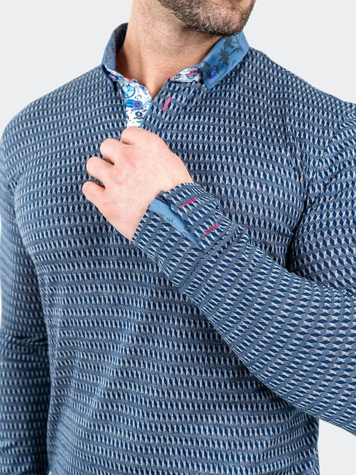 Maceoo Stretch Polos | Polo NewtonArrow Navy