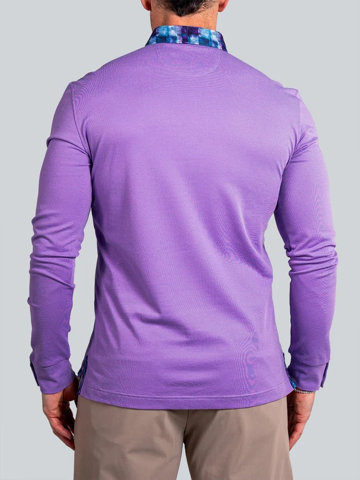 Maceoo Stretch Polos | Polo Newton Ascension0007 Purple