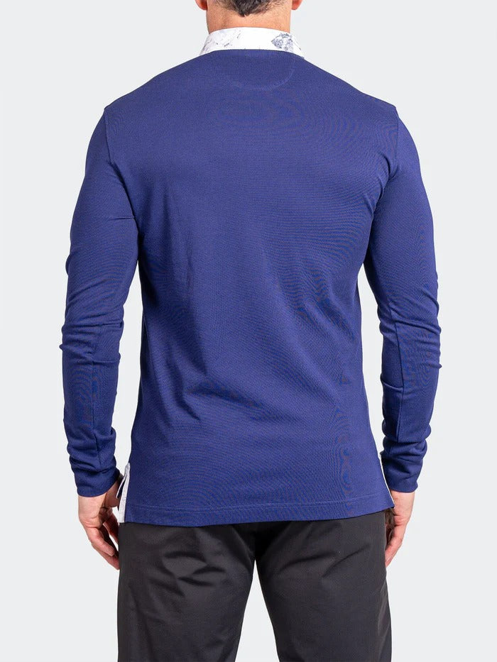 Maceoo Stretch Polos | Polo Newton Ascension0008 Blue