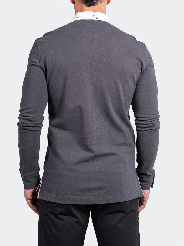 Maceoo Stretch Polos | Polo Newton Ascension0011 Grey