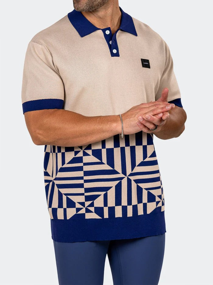 Maceoo Stretch Short-Sleeve Polos | Polo Knit Ascension0090 White