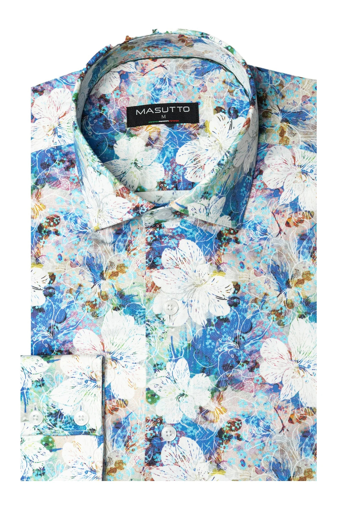 Masutto Shirt | GABRIO-02 SLEEVE BUTTON DOWN SHIRT