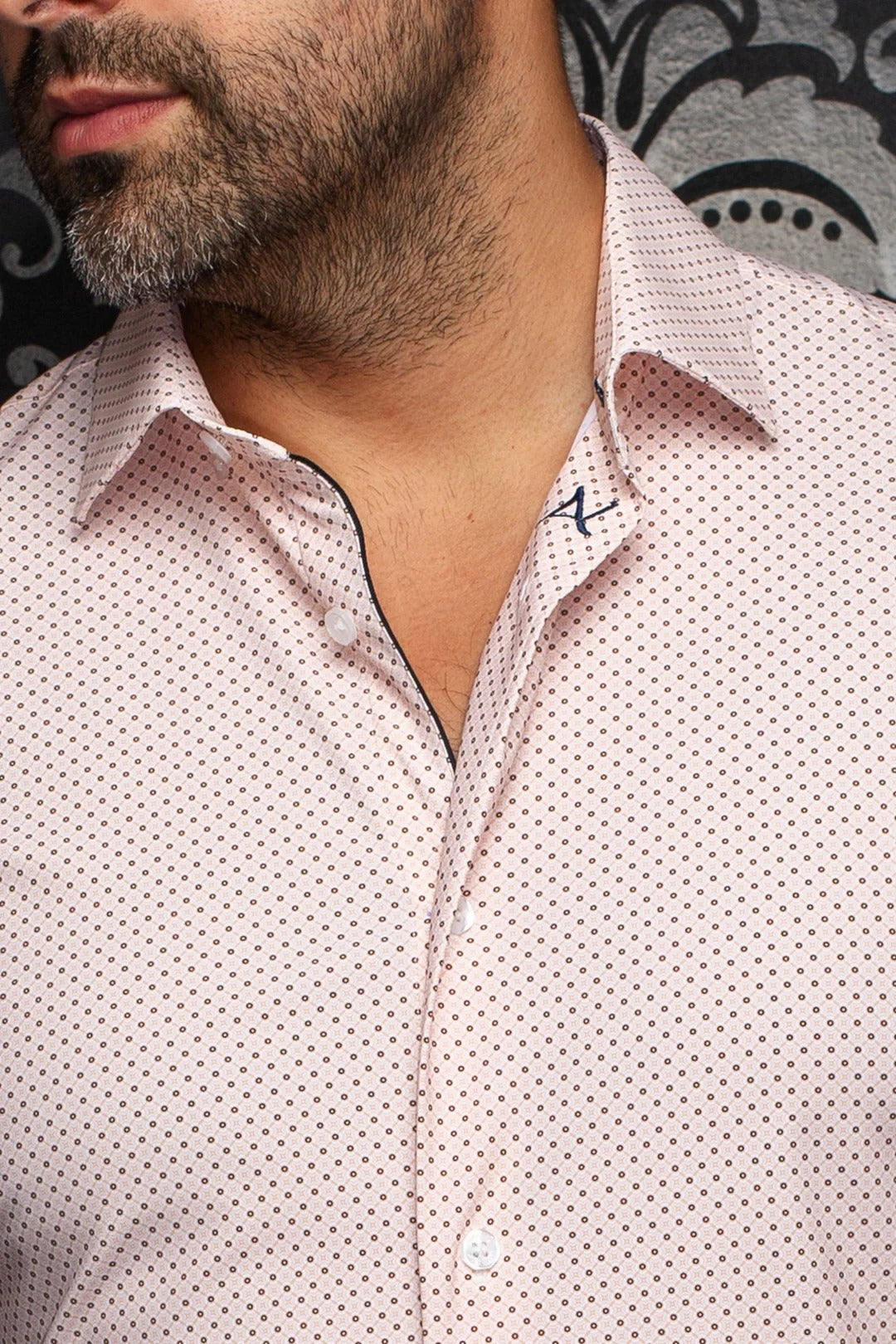 Au Noir Nylon Short Sleeve Shirt | Nick Geo Orange