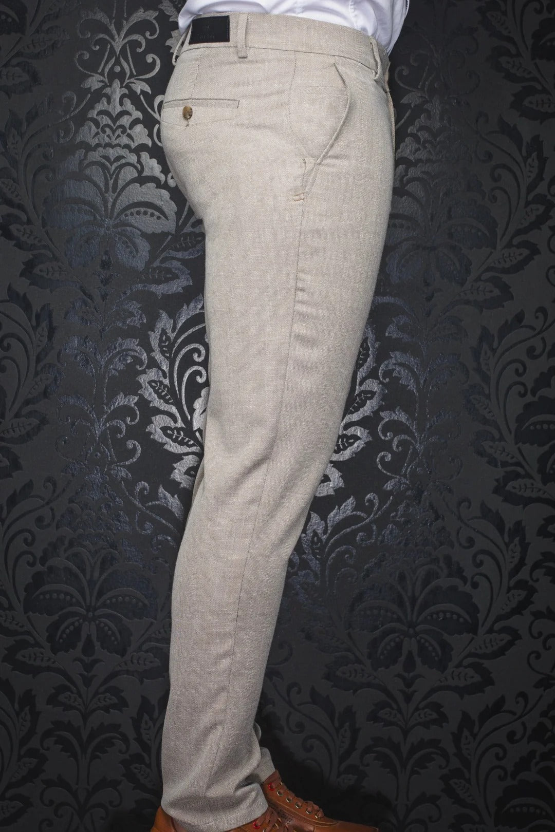 Au Noir Dressy Stretch Pant | Cassel Wesson Beige