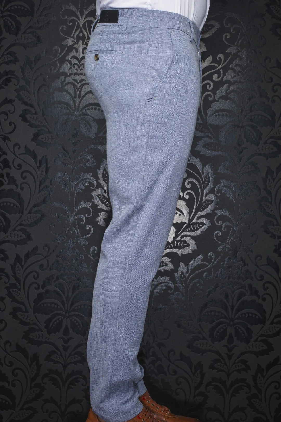 Au Noir Dressy Stretch Pant | Cassel Wesson Navy