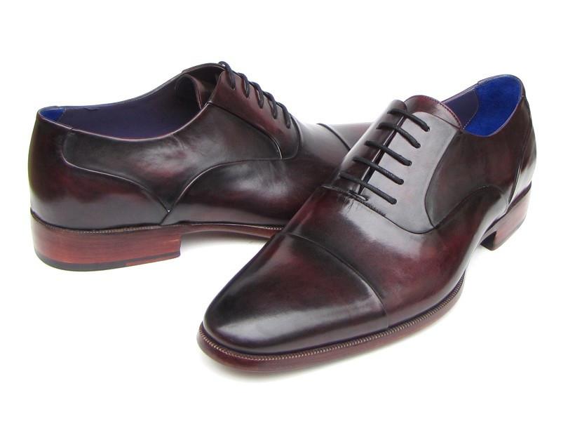 Paul Parkman Men's Goodyear Welted Wingtip Oxfords in Blue & Brown Blue & Brown / 6.5 Paul Parkman Men's Goodyear Welted Wingtip Oxfords in Blue & Brown Blue & Brown / 6.5