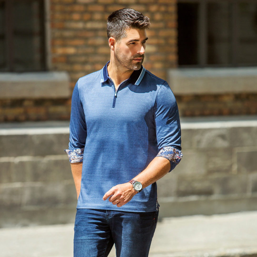 Au Noir Long-sleeved Polo Shirts