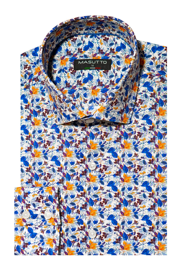Masutto Shirt | ATHENS-05 SLEEVE BUTTON DOWN SHIRT