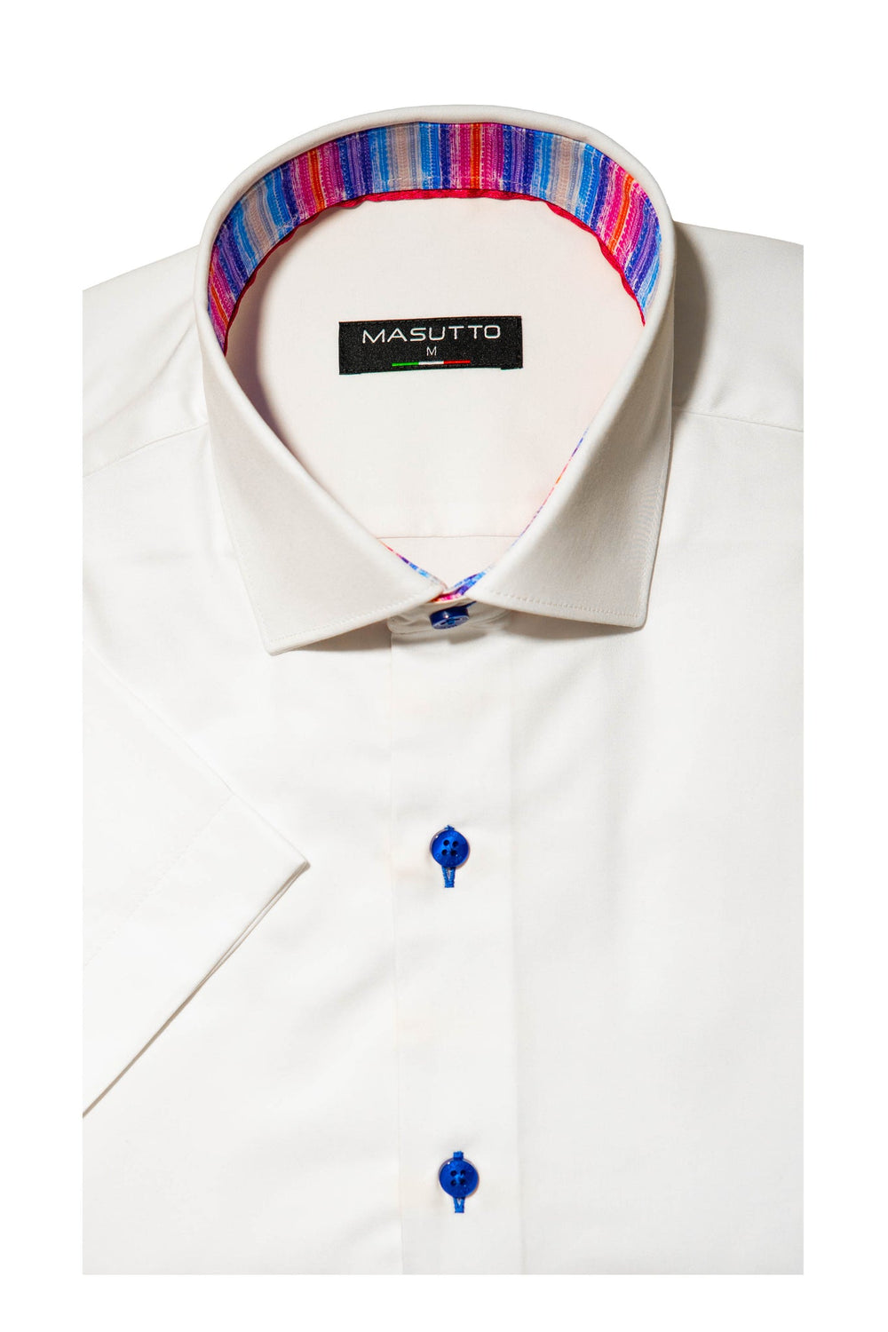 Masutto Short-Sleeve Shirt | BRUNO-05 SLEEVE BUTTON DOWN SHIRT - Men Fashion