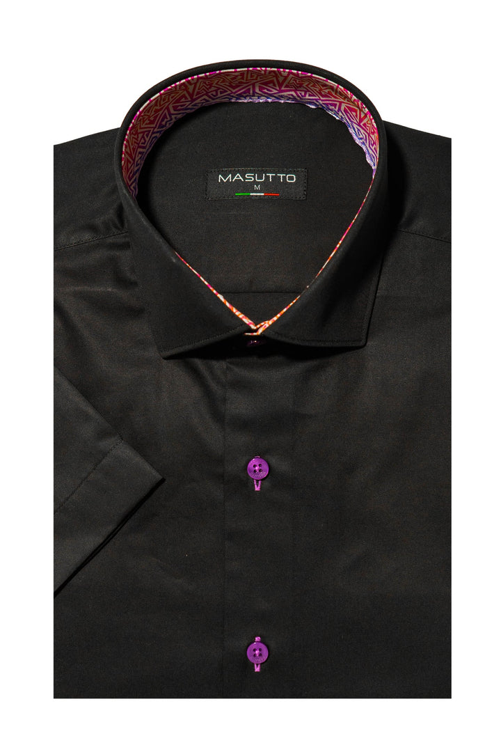 Masutto Short-Sleeve Shirt | BRUNO-18 SLEEVE BUTTON DOWN SHIRT - Men Fashion