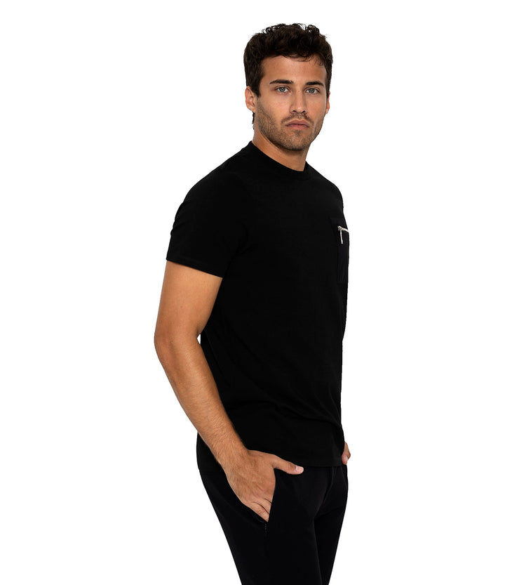 Bertigo Stretch Short-Sleeve Tshirts | ORSO ZP BLACK T-SHIRT