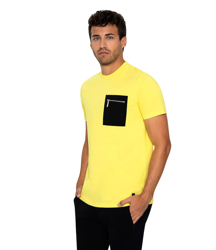 Bertigo Stretch Short-Sleeve Tshirts | ORSO ZP YELLOW T-SHIRT