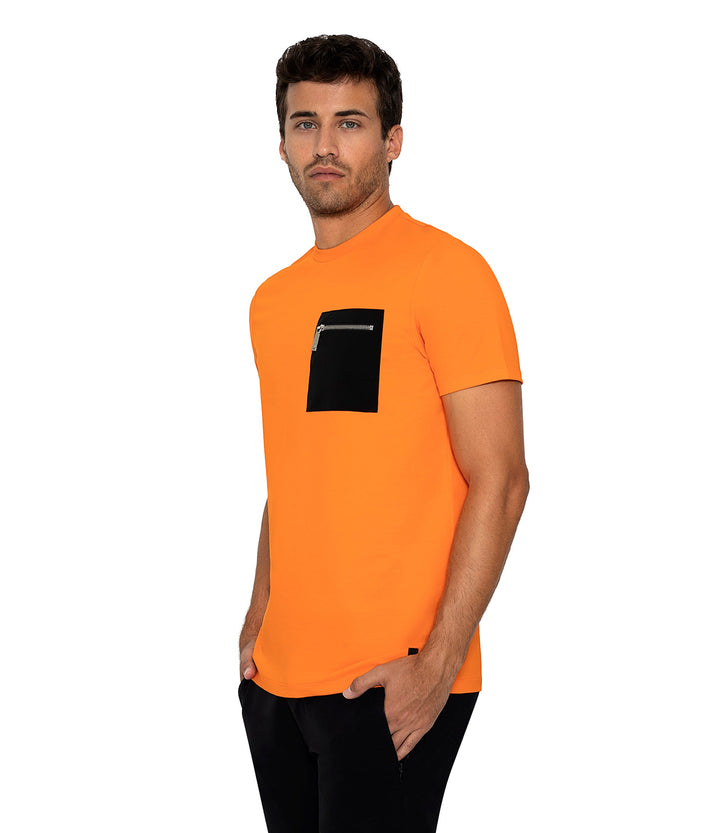 Bertigo Stretch Short-Sleeve Tshirts | ORSO ZP ORANGE T-SHIRT