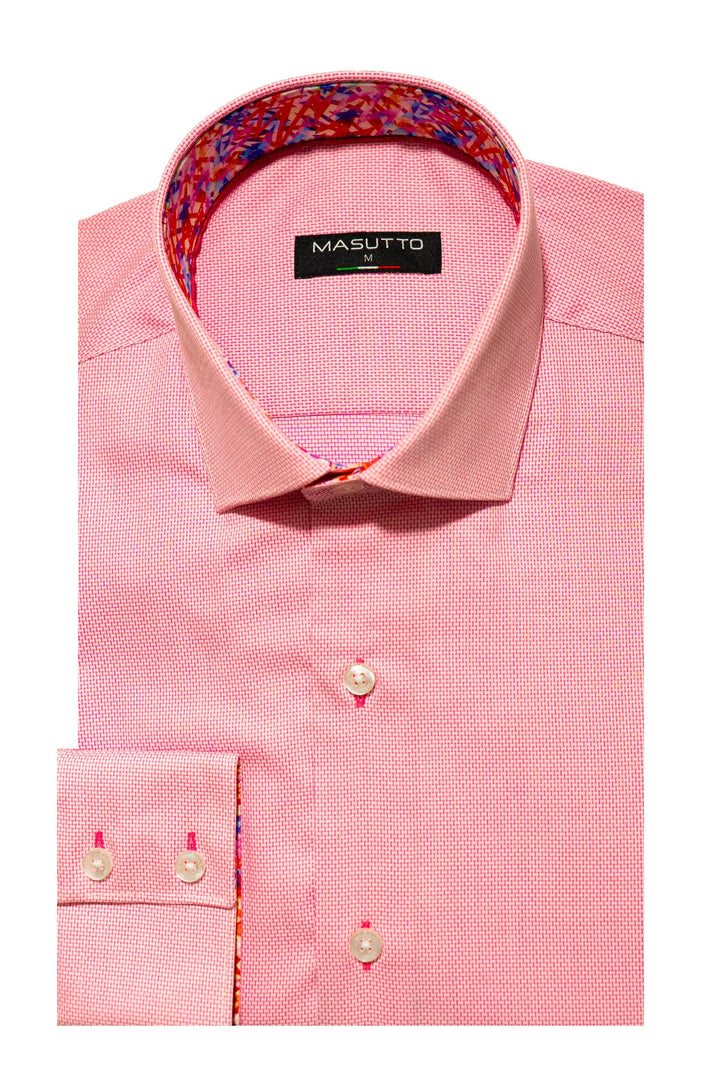 Masutto Shirt | CAPRI-99 SLEEVE BUTTON DOWN SHIRT