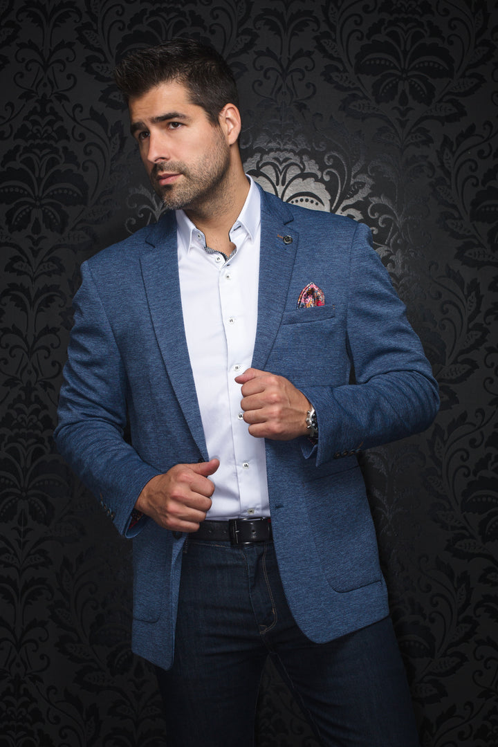 Au Noir Stretch Blazer | Delon Denim