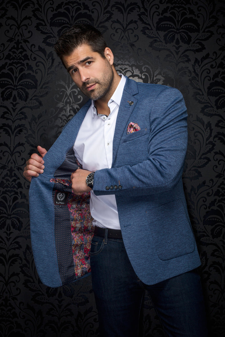 Au Noir Stretch Blazer | Delon Denim