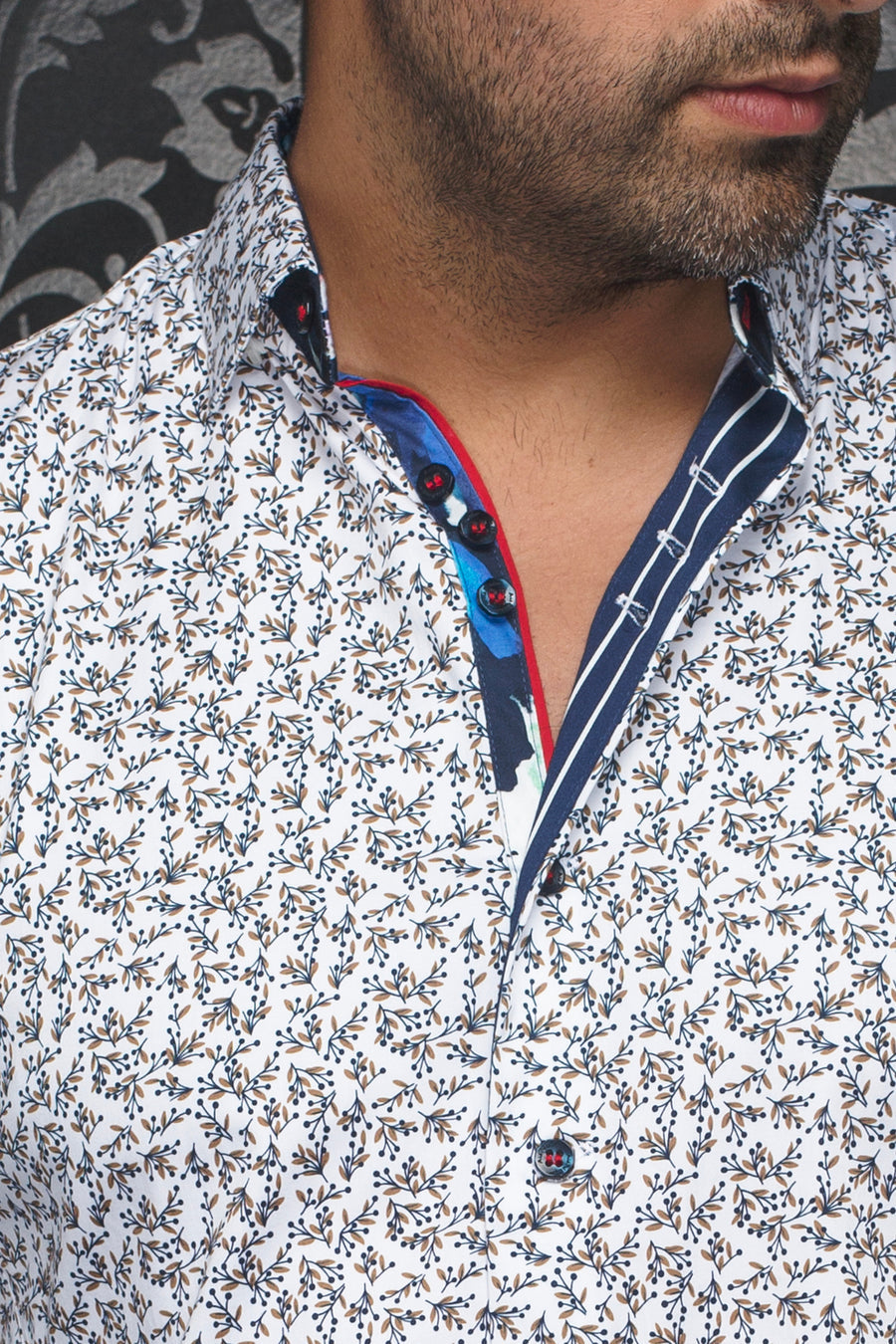 Au Noir Stretch Shirt | Duluth White Tobacco