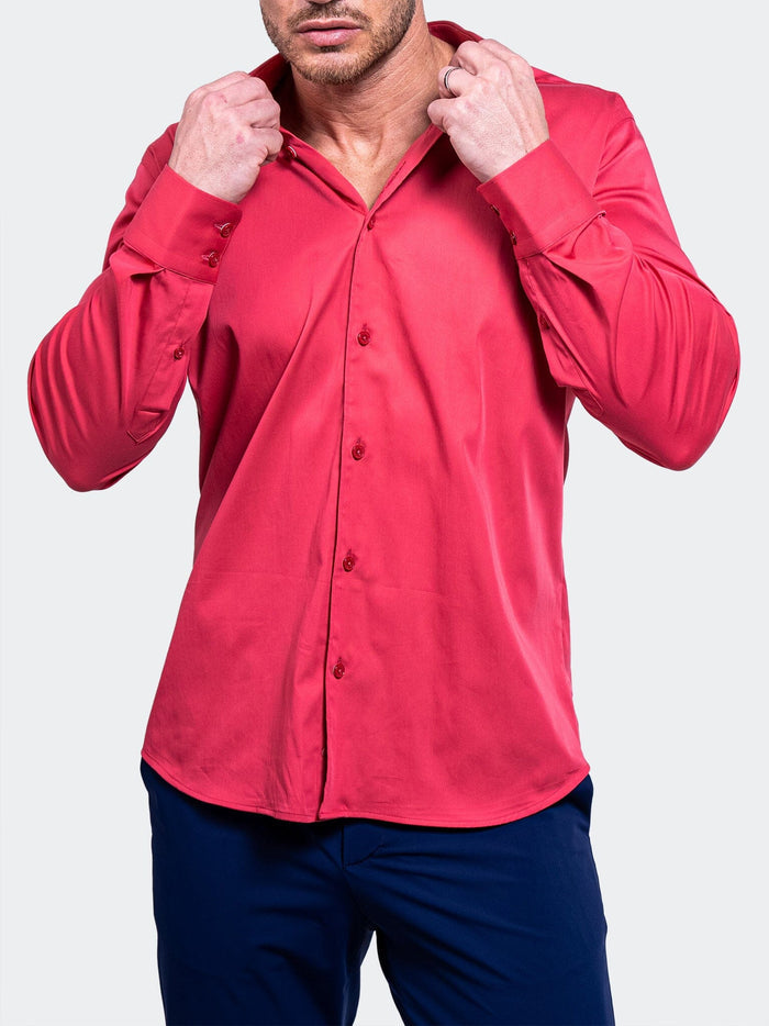Maceoo Stretch Shirt | Einstein AristocratLuxeStretch Red