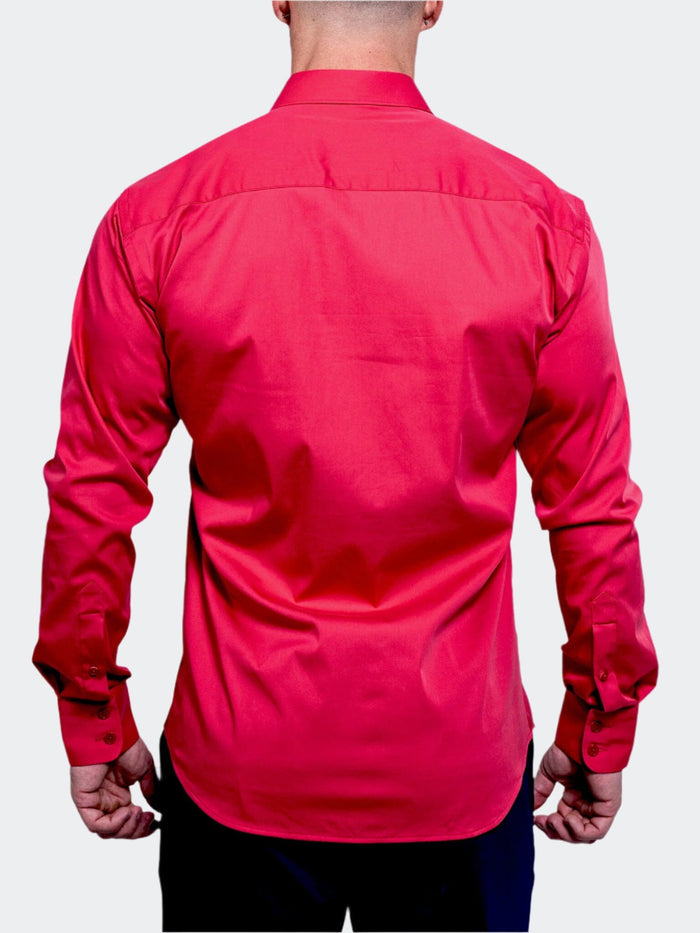 Maceoo Stretch Shirt | Einstein AristocratLuxeStretch Red