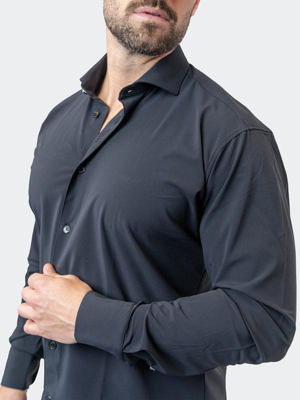Maceoo Stretch Shirt | Einstein StretchCore Black