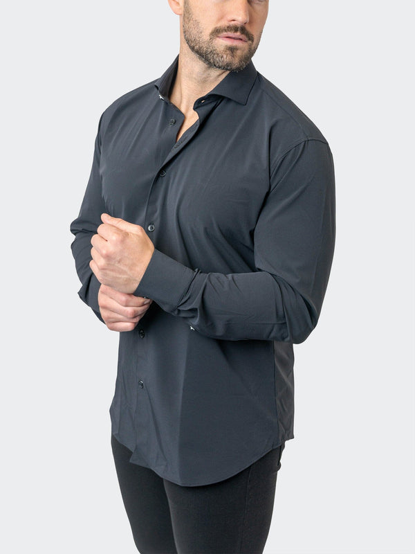 Maceoo Stretch Shirt | Einstein StretchCore Black