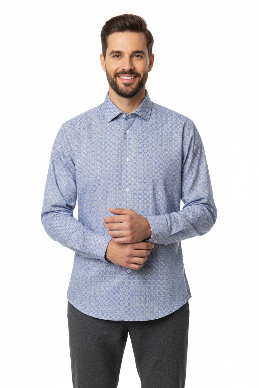 Masutto Shirt | SEAN-02 SLEEVE BUTTON DOWN SHIRT
