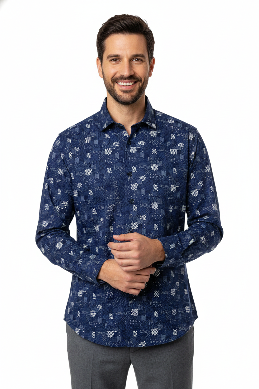 Masutto Shirt | MIRISOLA-18 SLEEVE BUTTON DOWN SHIRT