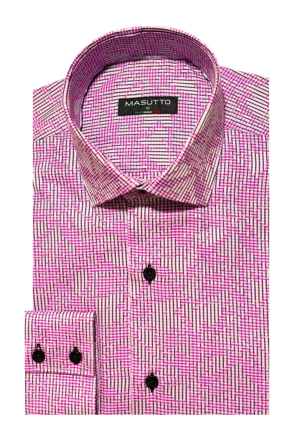Masutto Shirt | HENRY-06 SLEEVE BUTTON DOWN SHIRT - Men Fashion
