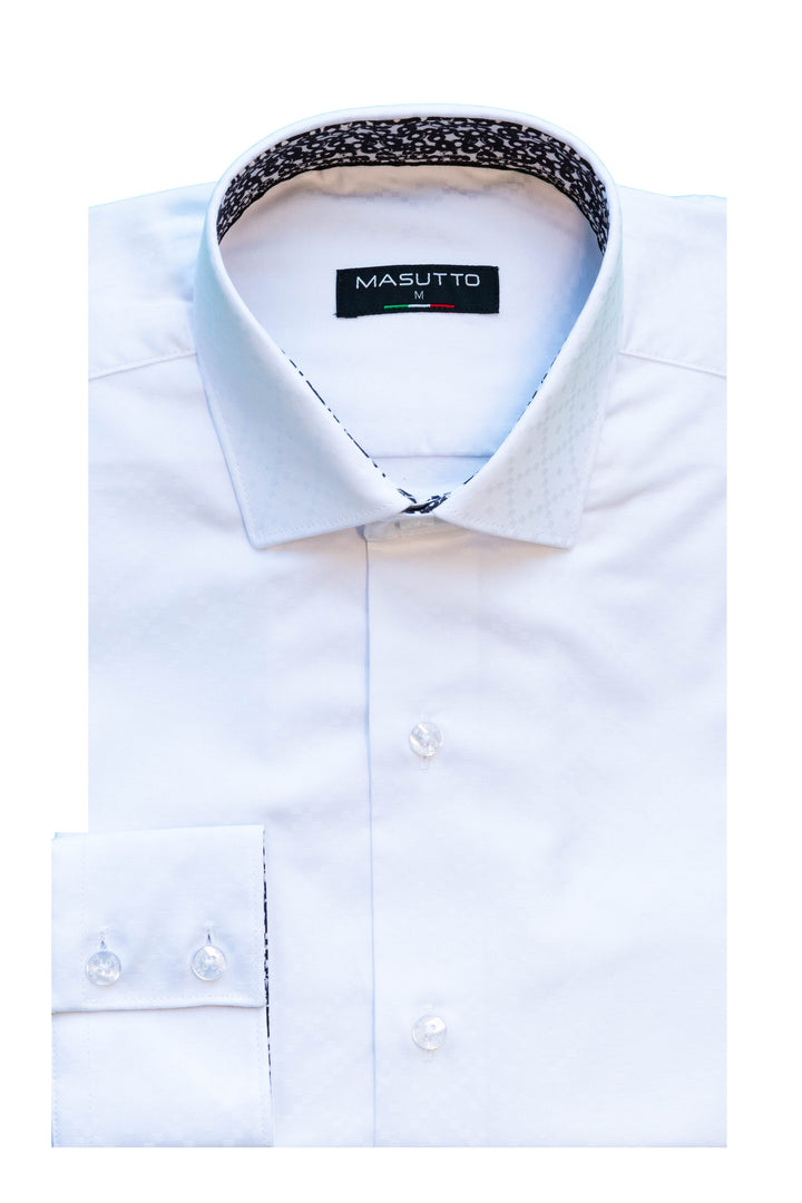 Masutto Shirt | JAVI-05 LONG SLEEVE BUTTON DOWN SHIRT