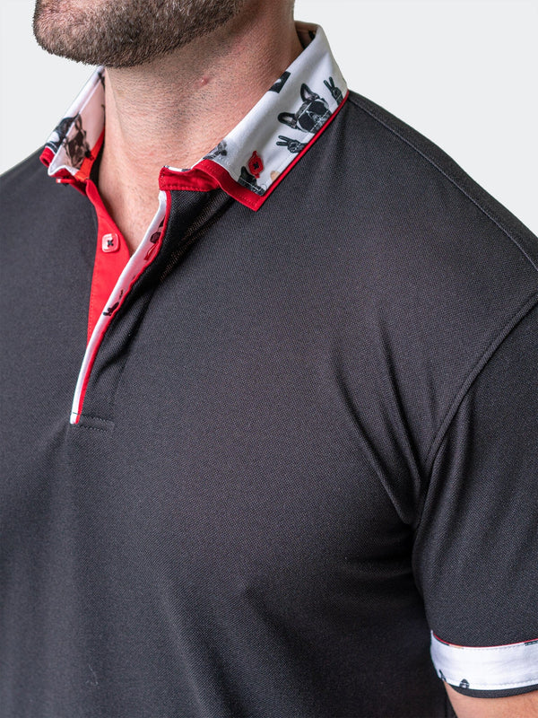 Polo MozartSolidDog Black [Size 3XL/7]