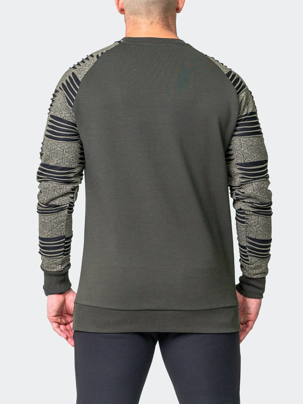 Maceoo Stretch Athletic Wear | Sweater Reflection Green