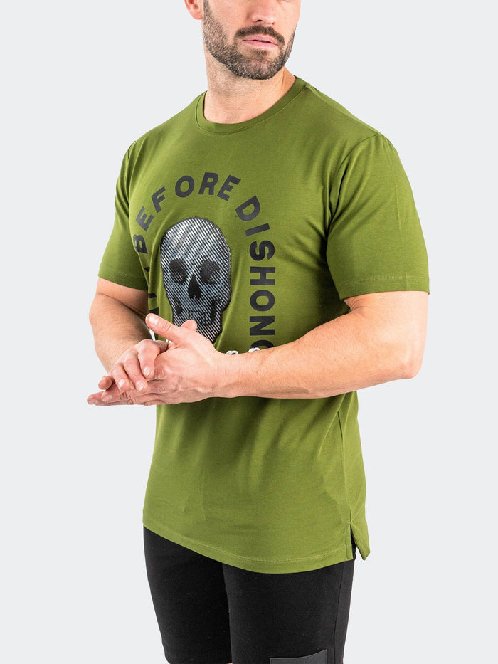 Maceoo Stretch Tshirts | Tee CodeofHonor Green