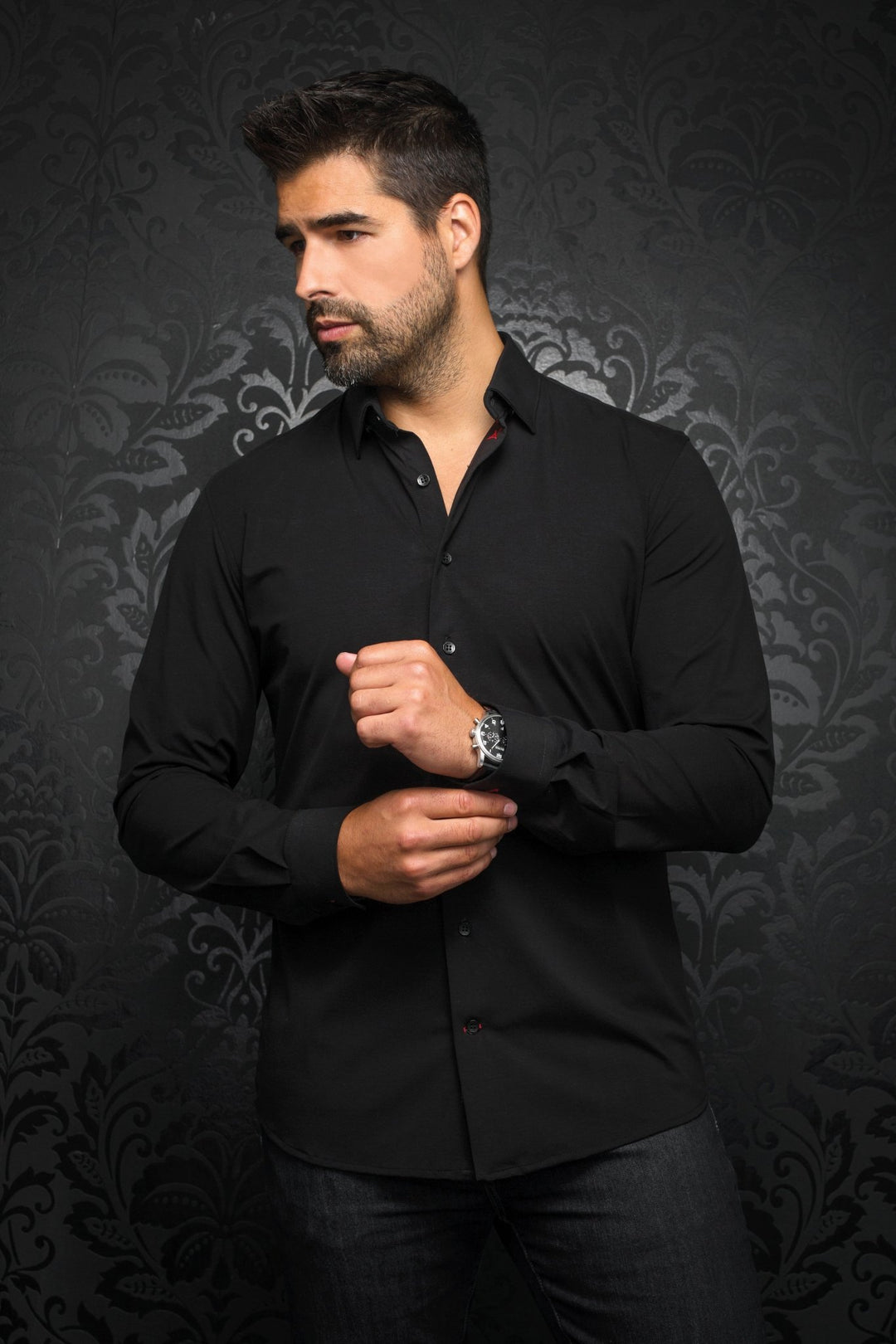 men's black dress shirt Premium Stretch Color:AA412 You can consult us Devil's Darling Skater Dress Style:Long Slit Gown with Lehnga