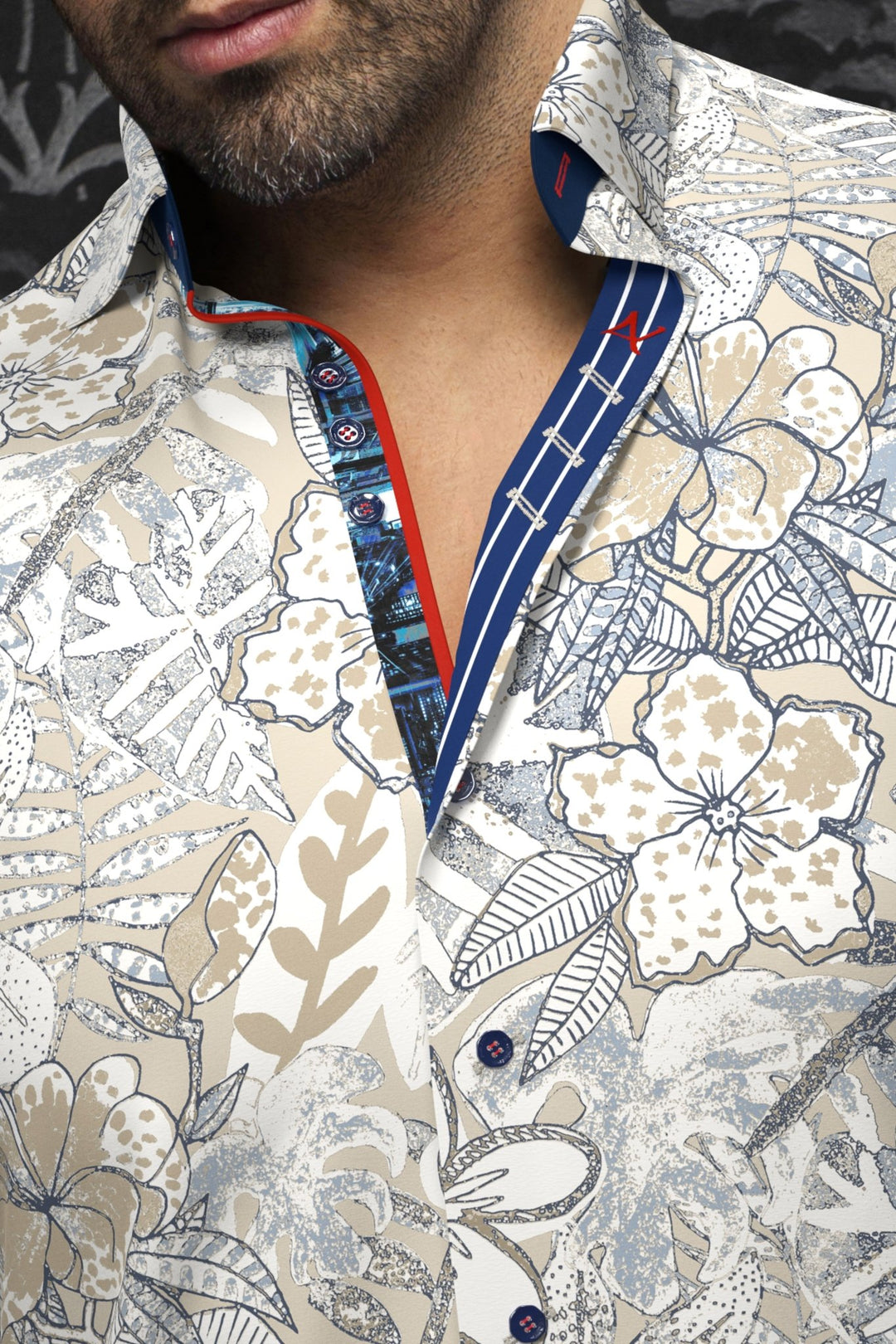 Au Noir Stretch Shirt | Alvarado Stone