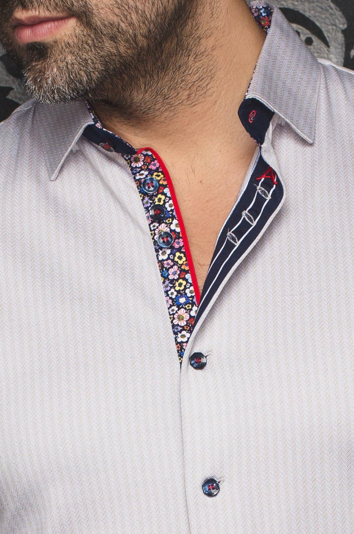 Au Noir Stretch Shirt | Bernado Stone