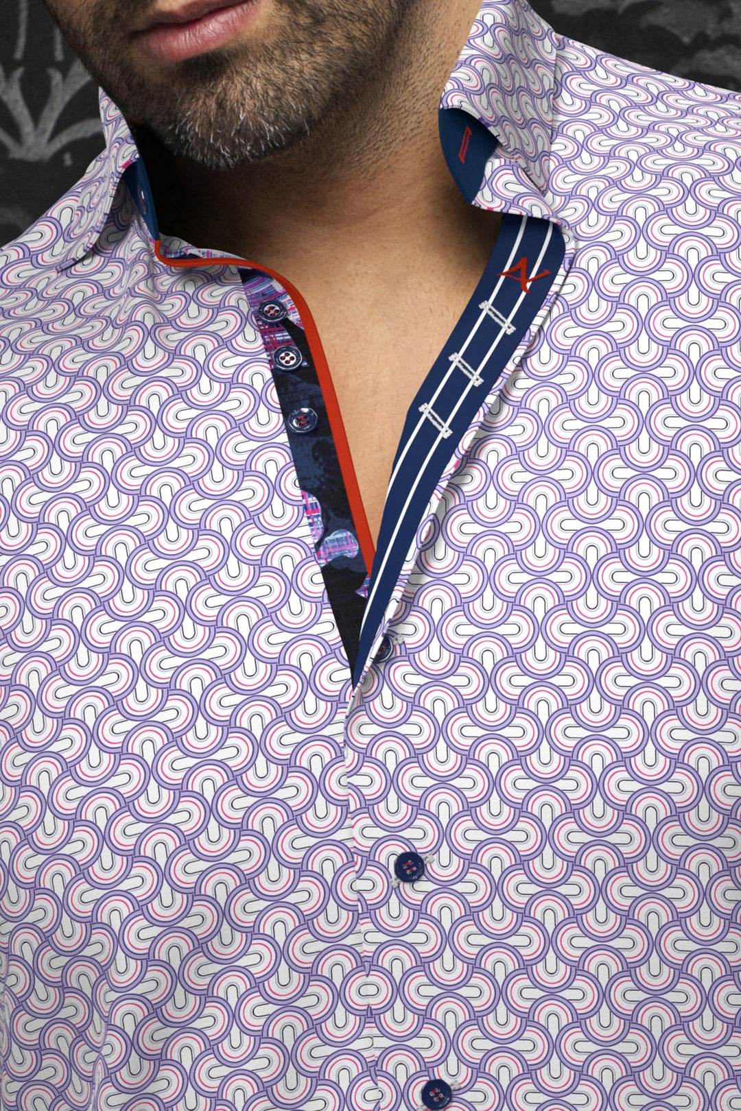 Au Noir Stretch Shirt | Bosco Lavender