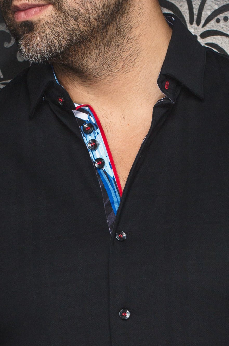 Au Noir Stretch Shirt | Capazza Black