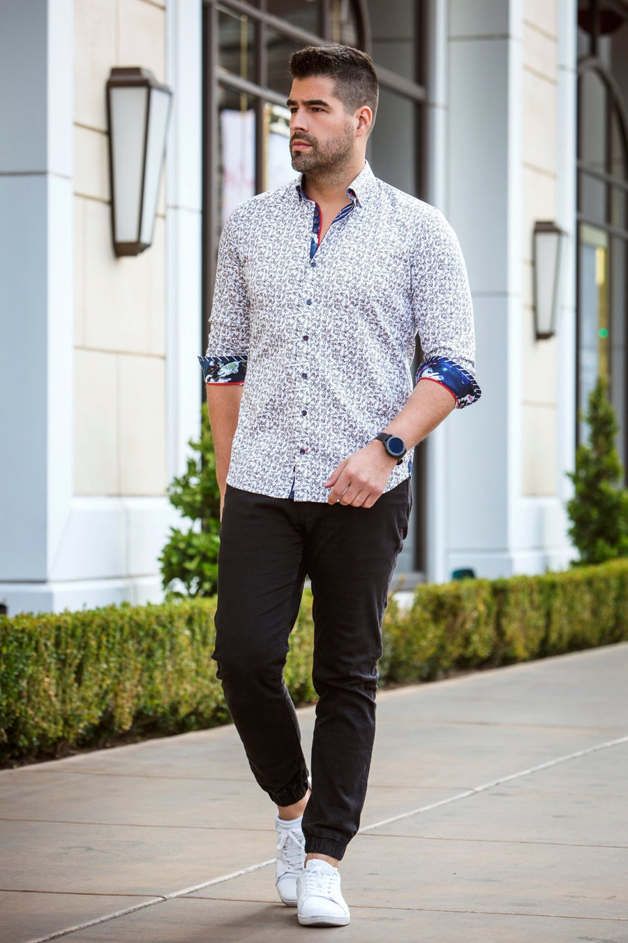 Au Noir Stretch Shirt | Duluth White Tobacco