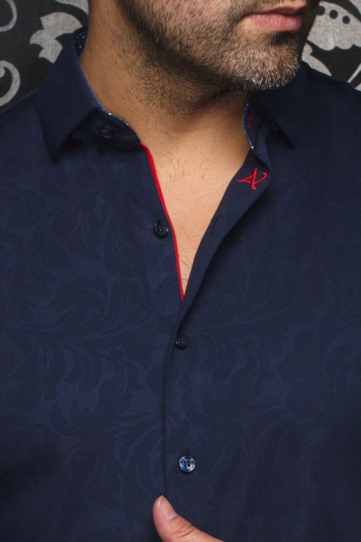 Au Noir Stretch Shirt | Dunn Navy
