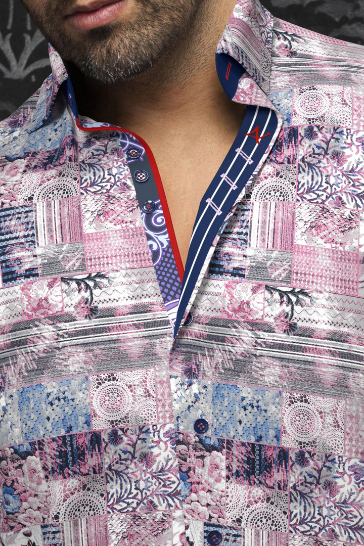 Au Noir Stretch Shirt | Easton Pink