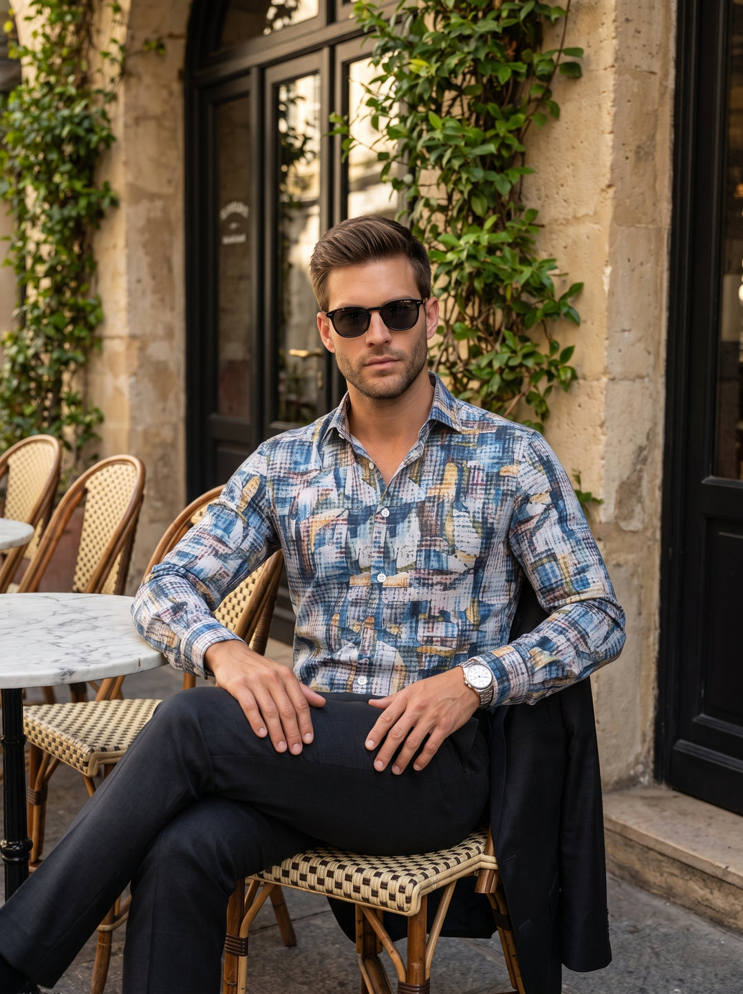 Masutto Shirt | ROBINIO-92 LONG SLEEVE BUTTON DOWN SHIRT